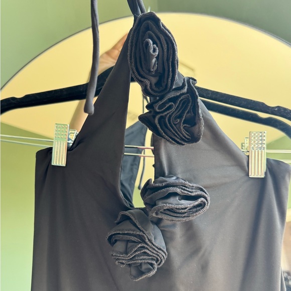 Bardot Black Halter Top - Picture 2 of 3